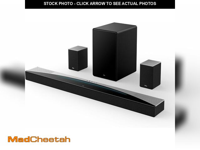 Lot 74-14358902 - TCL Q85H 7.1.4 Surround Sound Bar with Wireless Subwoofer for Smart TV | Dolby Atmos DTS:X Sound Sys...