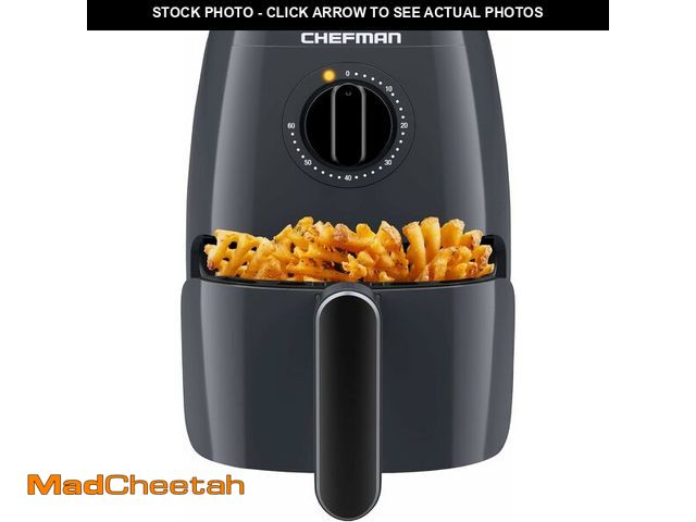 Lot 74-13733625 - Chefman TurboFry 2-Quart Air Fryer, Dishwasher Safe Basket &amp; Tray, Use Little to No Oil For Heal...