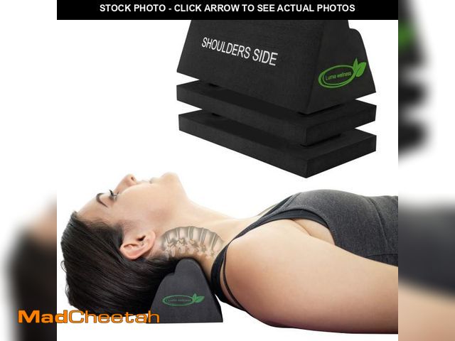 Lot 74-12125441 - Lumia Wellness Cervical Orthotic Traction Block, Firm, Spinal &amp; Neck Alignment, Cervical Tractio...