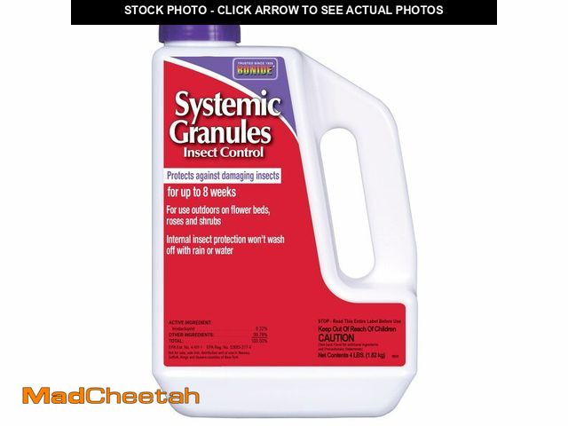Lot 74-12970160 - Bonide Insect Control Systemic Granules, 4 lbs. Ready-to-Use Water Resistant Long Lasting Protection...
