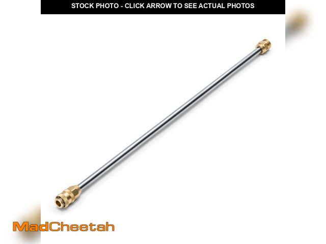 Lot 74-14256284 - Karcher 24 in. Stainless Steel Pressure Washer Spray Wand Lance - 4000 PSI - Quick-Connect/M22 - UNU...