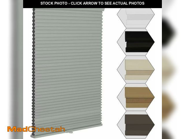 Lot 74-14283321 - MYshade Cordless Blackout Window Blinds &amp; Shades Pull Down Room Darkening Window Shades Light Bl...