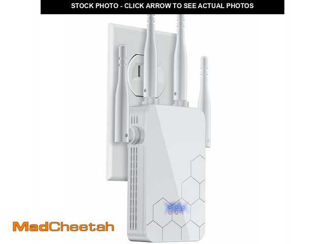 Lot 74-13631856 - WiFi Extender Internet Booster, Long Range Repeater Wireless Routers Amplifier, Mesh Wi-Fi 80% Faste...