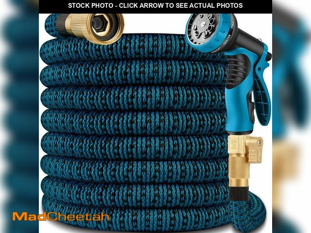 Lot 74-13946913 - 50FT Expandable Garden Hose w/10 Function Spray Nozzle, 2026 New Superior Strength Water Hoses, 3/4"...