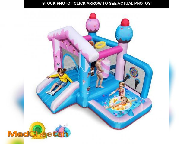 Lot 74-12164464 - TOAOB Inflatable Bounce House - 8-in-1 Bouncer House for Kids Ages 3-6, Indoor &amp; Outdoor Bouncy ...