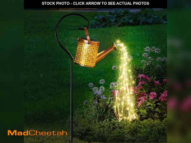 Lot 74-14302510 - SRNPMIU Solar Watering Can Light - Solar Yard Decorations Outdoor,Garden Decor Lights for Yard,IP65 ...