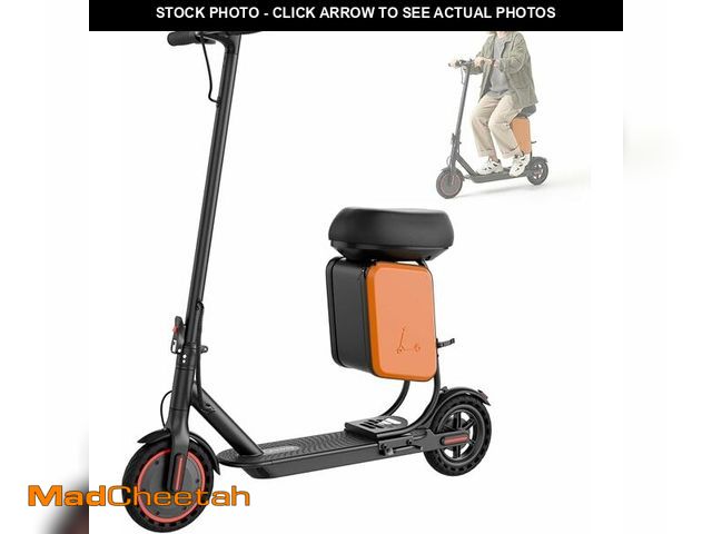 Lot 74-14042954 - (FOR PARTS ONLY) Qlaway Electric Scooter with Seat for Adults, 8.5"/10" Tires, 19/22MPH, 350W/500W P...