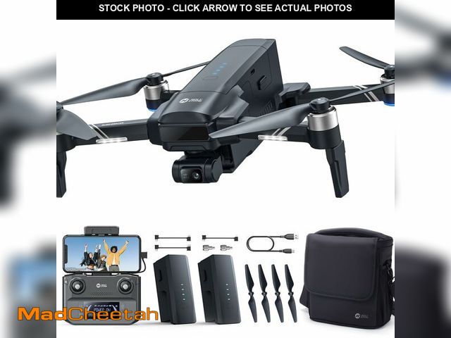 Lot 74-12712881 - Holy Stone HS600D Drone with Camera for Adults 4K/30fps Video, 48MP/8K Photo, 3-Axis Gimbal with EIS...