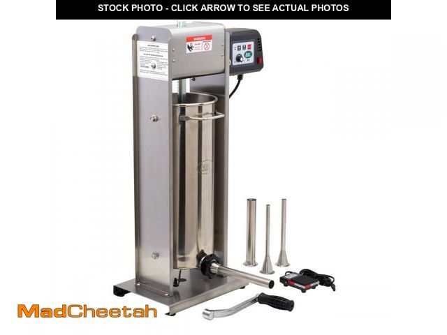 Lot 74-12524109 - LEM Products Big Bite Motorized 30 Pound Capacity Stainless Steel Sausage Stuffer with Removable Cyl...