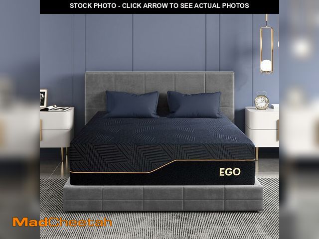 Lot 74-13614434 - EGOHOME 14 Inch Twin XL Memory Foam Mattress for Back Pain, Cooling Copper Gel Bed in a Box, Foam Ma...