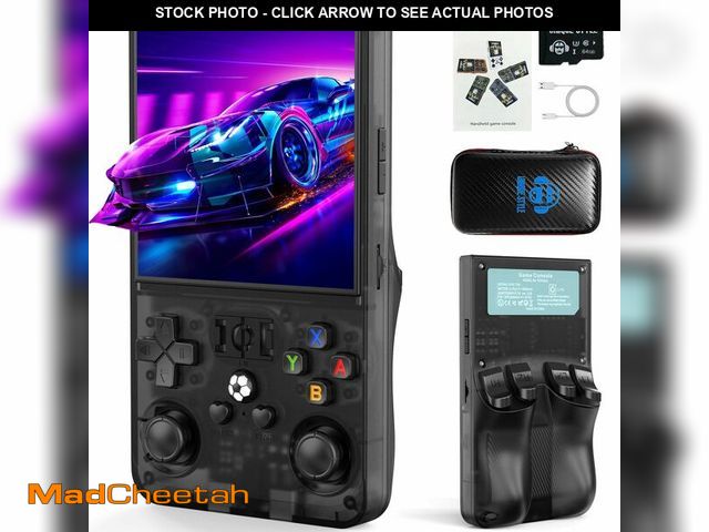 Lot 74-14063860 - R36MAX Retro Handheld Game Console 1.5GHz CPU Support 30+ Emulator Console Video Game Console - UNUS...