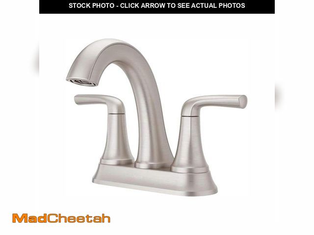 Lot 74-13002292 - *MISSING HARDWARE* Pfister Ladera 4 in. Centerset Double Handle Bathroom Faucet in Spot Defense Brus...