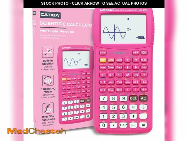 Lot 74-12875117 - CATIGA Scientific Calculator with Graphic Functions - Multiple Modes with Intuitive Interface - Perf...