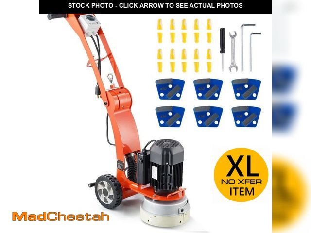 Lot 74-14345427 - (MISSING ALL ACCESSORIES) SKYSHALO Electric Concrete Floor Grinder 10in. Walk-Behind Grinder 1.7HP R...