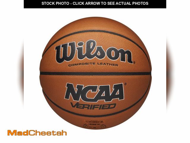 Lot 74-13955972 - WILSON NCAA Verified Indoor/Outdoor Basketball - Brown/Black, Size 7-29.5" - USED