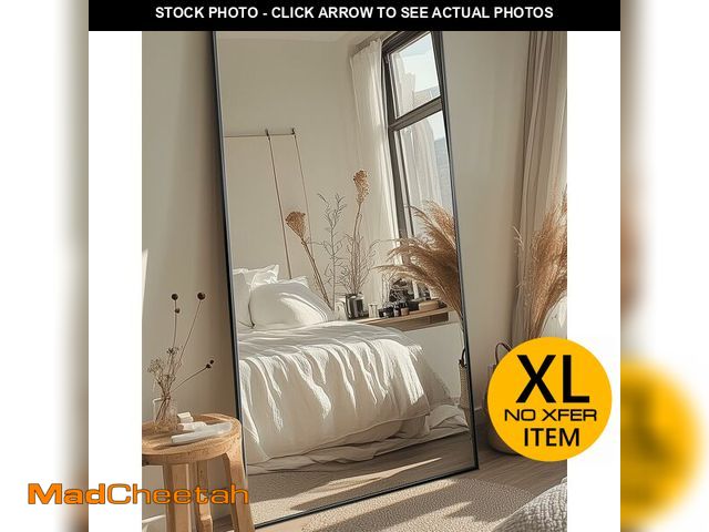 Lot 74-13791194 - Antok Full Length Mirror, 81"x41" Floor Mirror with Stand, Hanging Mounted Mirrors for Bedroom, Livi...