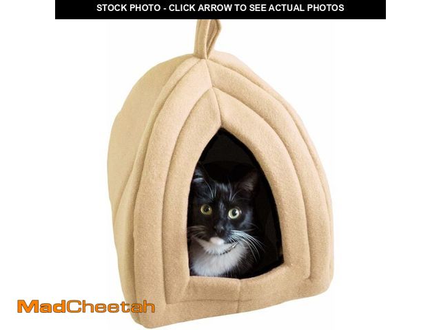 Lot 74-14067154 - Cat House - Indoor Bed with Removable Foam Cushion - Pet Tent for Puppies, Rabbits, Guinea Pigs, Hed...