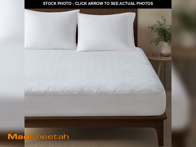 Lot 74-12574019 - Sleep Philosophy Twin XL Mattress Pad, Cotton Mattress Protector Classic Cloud Quilted Bed Cover, Al...