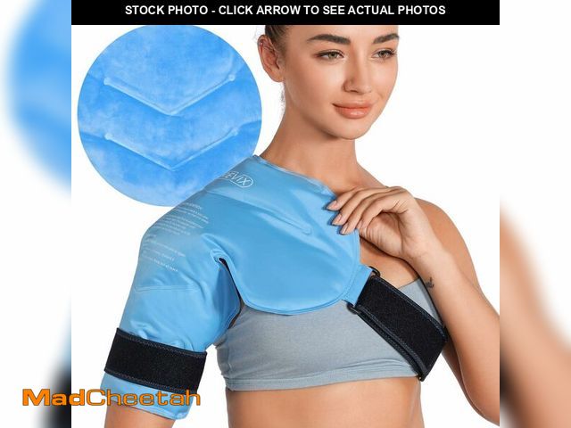 Lot 74-14271801 - REVIX Shoulder Ice Pack for Rotator Cuff Cold Therapy, Arm Gel Ice Pack for Injuries Reusable, Flexi...
