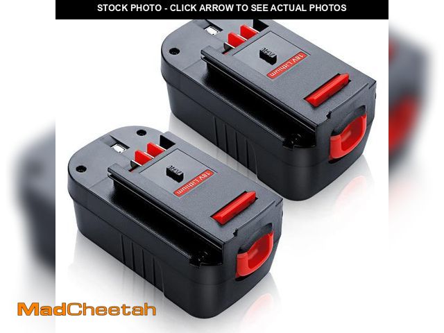 Lot 74-12211964 - Ã£â¬ÂUpgraded to 4800mAhÃ£â¬â2Pack HPB18 Replacement for Black and Decker Battery Compatible wi...