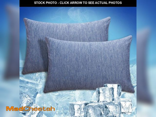 Lot 74-14265738 - CHOSHOME Cooling Pillow Cases Zipper Pillow Covers Q-Max > 0.45 Zippered Pillowcases for Hot Slee...