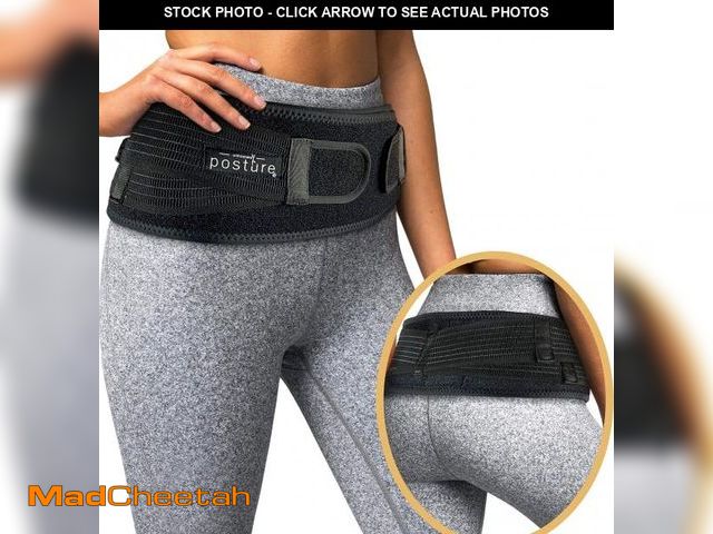 Lot 74-12444097 - Vriksasana Posture Sacroiliac Hip Belt for Women and Men That Alleviates Sciatic, Pelvic, Lower Back...