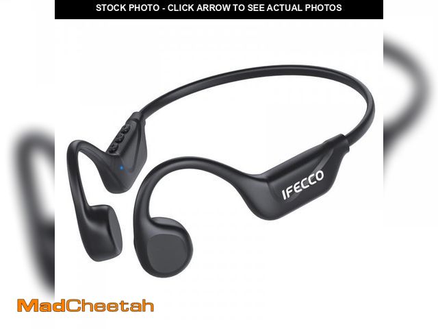 Lot 74-11551532 - IFECCO Bone Conduction Headphones Bluetooth 5.4 - Wireless Open Ear Headphones with Mic,IPX5 Waterpr...