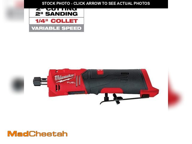 Lot 74-12535367 - Milwaukee M12 FUEL 12V Lithium-Ion Brushless Cordless 1/4 in. Straight Die Grinder (Tool-Only) - UNU...