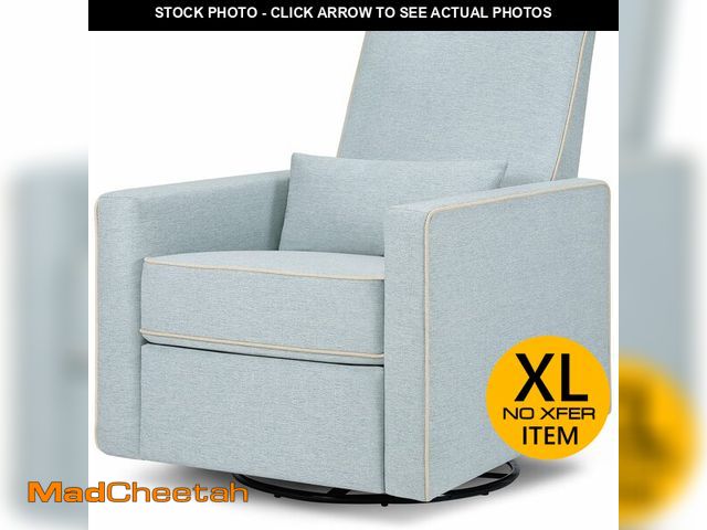 Lot 74-13071644 - Davinci Piper 360ÃÂ° Swivel Rocker Recliner Chair, Rocking Chair for Nursery &amp; Living Room, GRE...