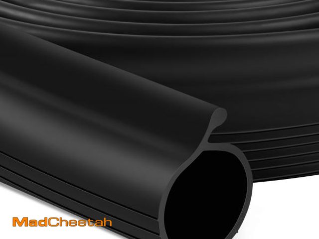 Lot 74-11545211 - 18FT Garage Door Bottom Seal Rubber 0.19'' P Bulb Bottom Garage Door Weather Stripping for Overhead ...