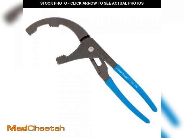Lot 74-12085673 - Channellock 9 in. Oil-Filter and PVC Slip-Joint Pliers - UNUSED