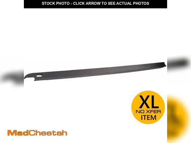 Lot 74-9830889 - Dorman 926-909 Driver Side Truck Bed Side Rail Protector Compatible with Select Dodge/Ram Models, Bl...