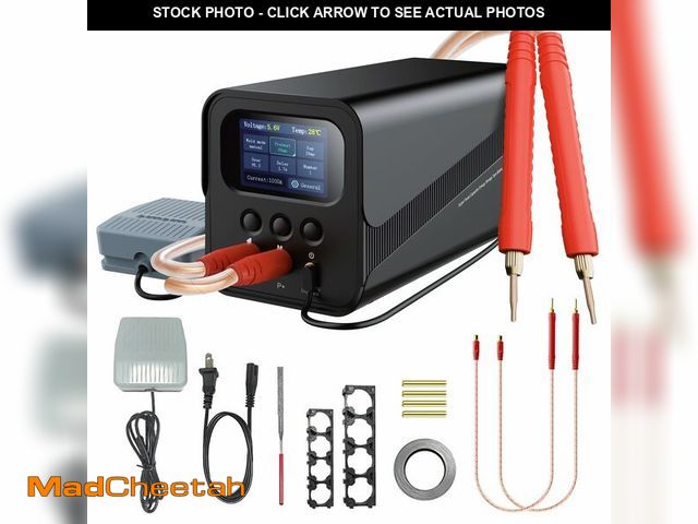 Lot 74-13567316 - Capacitor Spot Welder, 10.5 kW Farad Battery Pack Welding Machine with Automatic &amp; Foot Pedal Mo...