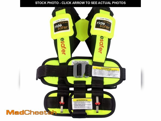 Lot 74-12705310 - RideSafer - Large Yellow, Lightweight, Compact, Portable Car Seat - Perfect for Travel and Everyday ...