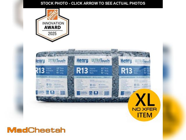 Lot 74-14072872 - R-13 ULTRATouch Recycled Denim Insulation Batt 15 in. x 93 in. (pallet of 6) - UNUSED