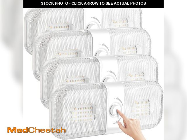 Lot 74-14210820 - LILTSDRAE RV Lights Interior 1700LMÃ¯Â¼Å3 Color 12V Volt Led Light, Super Bright 120 LEDs Dome Ligh...
