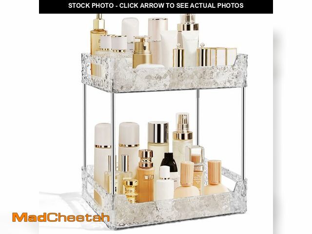 Lot 74-14214183 - TENDER EPOCH 2-Tier Bathroom Counter Organizer Countertop Storage, Dresser Organizer Vanity Tray for...