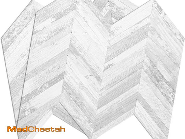 Lot 74-12519969 - DICOFUN 10-Sheet Herringbone Peel and Stick Backsplash, Athen Gold Chevron PatternPVC Stick on Backs...