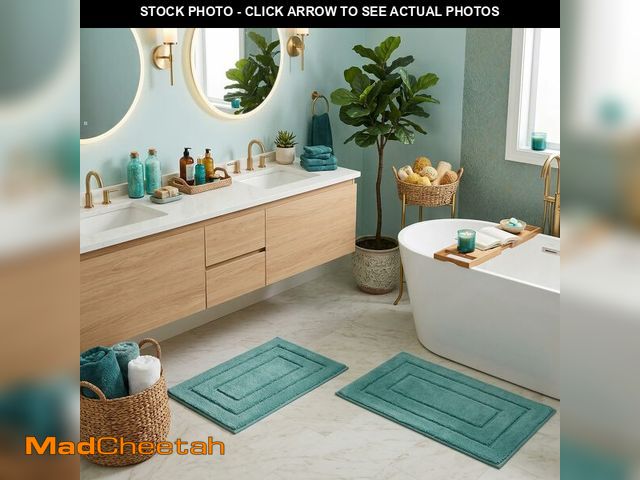 Lot 74-14426779 - GRANNY SAYS Bathroom Rugs Sets 2 Piece, Soft Absorbent Microfiber Bath Mats for Bathroom Non Slip Wa...