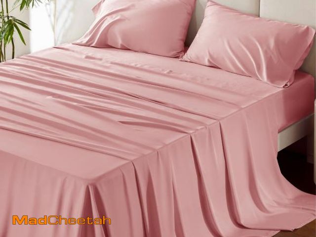 Lot 74-11547125 - Bedsure Queen Sheet Set, Cooling Sheets for Queen Size Bed Set, Rayon Derived from Bamboo, Breathabl...