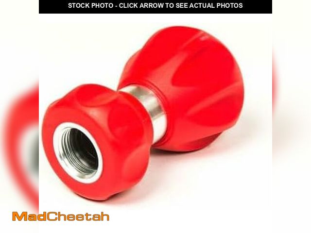 Lot 74-12676932 - Fireman's 5-Pattern Hose Nozzle by Ultimate Innovations (Red) - UNUSED