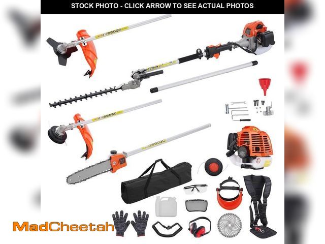 Lot 74-14280416 - (MISSING LOTS OF PIECES) SKYSHALO 26 CC 5-in-1 Multi-Functional Trimming Tools, Gas Hedge Trimmer, P...