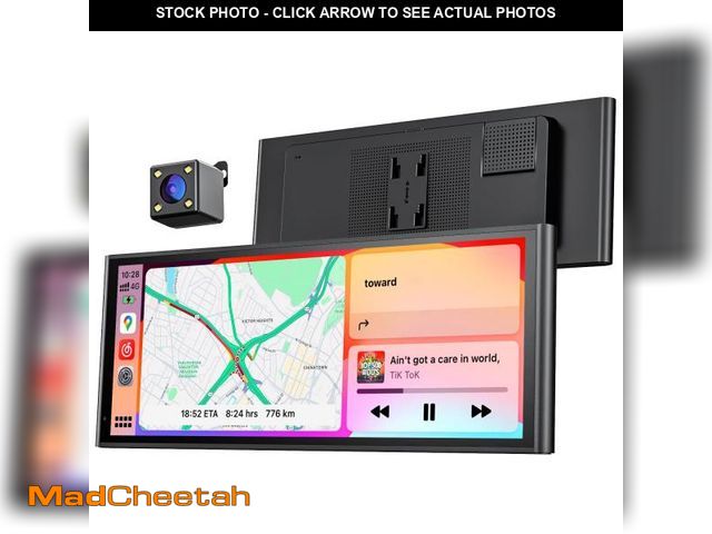 Lot 74-12050321 - krunia 9.26" Wireless Portable Car Play Screen for Apple CarPlay &amp; Android Auto, OTA Updates, Ba...