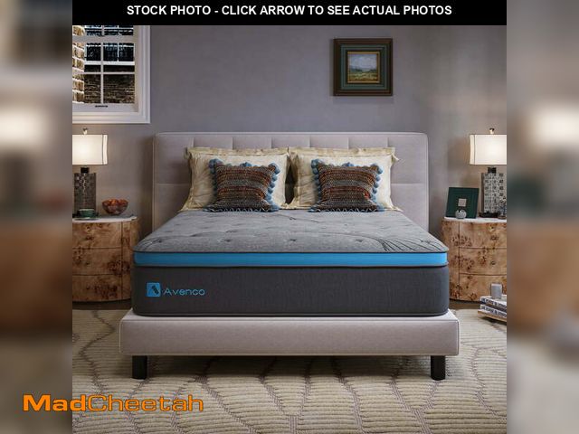 Lot 74-13765534 - Avenco Original 12" Medium-Firm Gel Memory Foam Hybrid Mattress,Queen Size - UNUSED