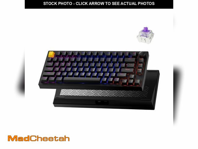 Lot 74-14269444 - LEMOKEY P1 HE 75% Wireless Custom Mechanical Gaming Keyboard with Gateron Double-Rail Magnetic Switc...