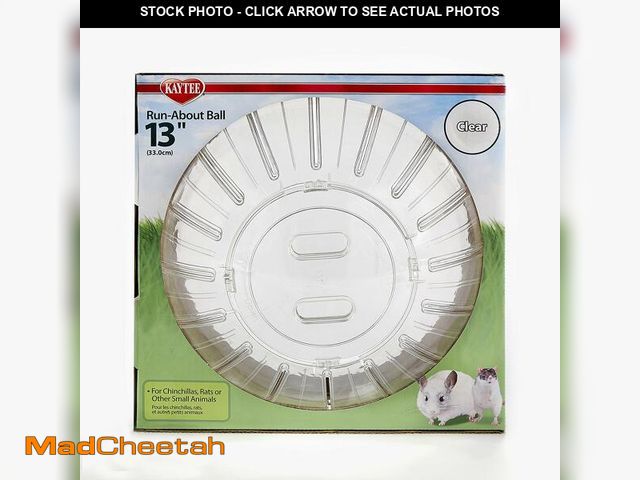 Lot 74-13626526 - Kaytee 13" Clear Run-About Exercise Ball For Pet Rats &amp; Chinchillas - UNUSED