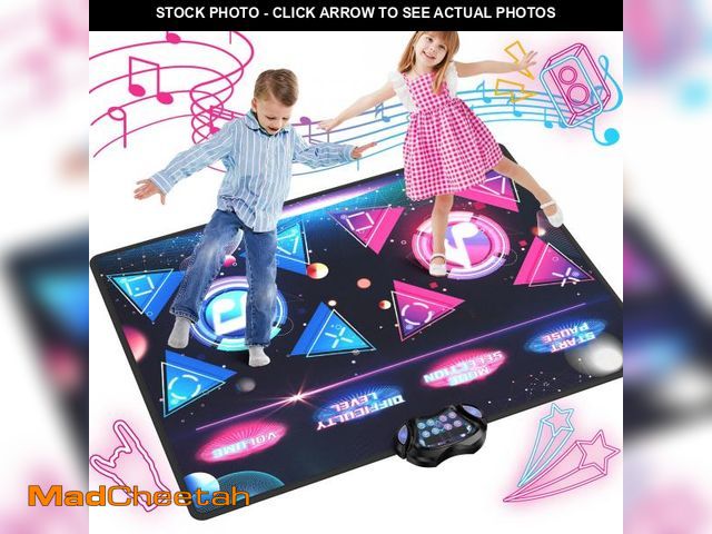 Lot 74-12436051 - flybakiz Dance Mat for Kids, 2 Player Light Up Dance Pad for Girls Boys Toddlers 3-5 6-12 Years Old,...