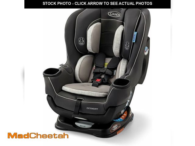 Lot 74-13042115 - Graco Extend2Fit Convertible Baby Car Seat, Rear and Forward Facing, Adjustable Extension Panel for ...