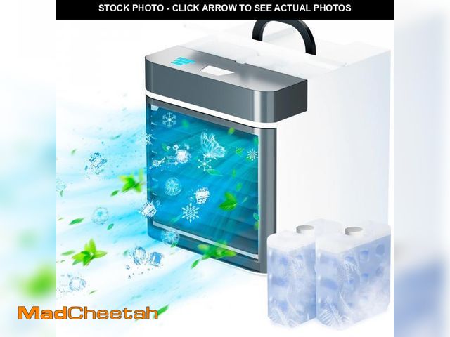 Lot 74-12219728 - Portable Air Conditioner with Upgraded Leak-Proof Ice Cooling Technology, Mini Personal Air Cooler w...