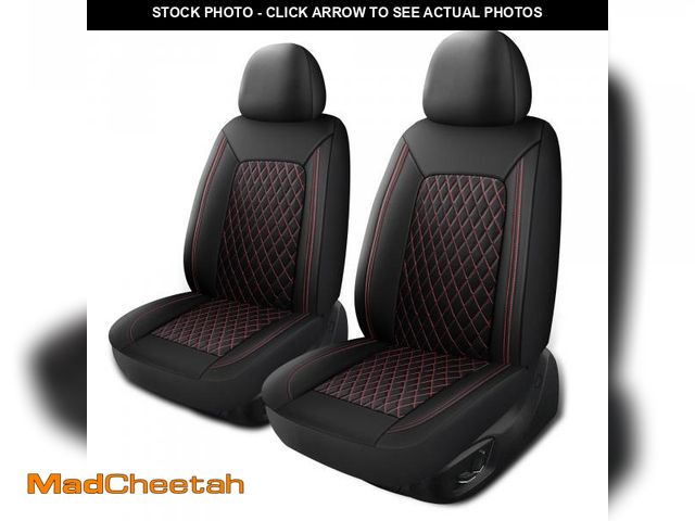 Lot 74-12436957 - HChengkikz Car Seat Cover,Breathable and Waterproof Leather Seat Covers,Luxury PU Universal Fit Auto...